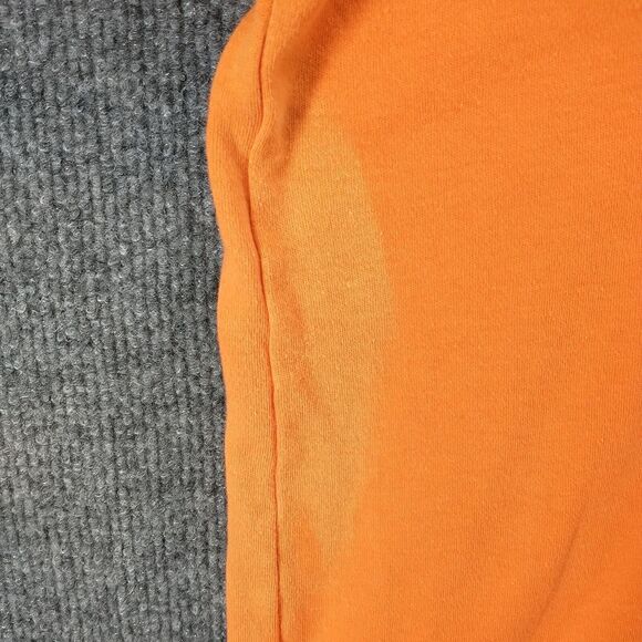 Super T's Men's St. Thomas U.S. Virgin Islands Henley Shirt Orange XL Pockets - Picture 5 of 16